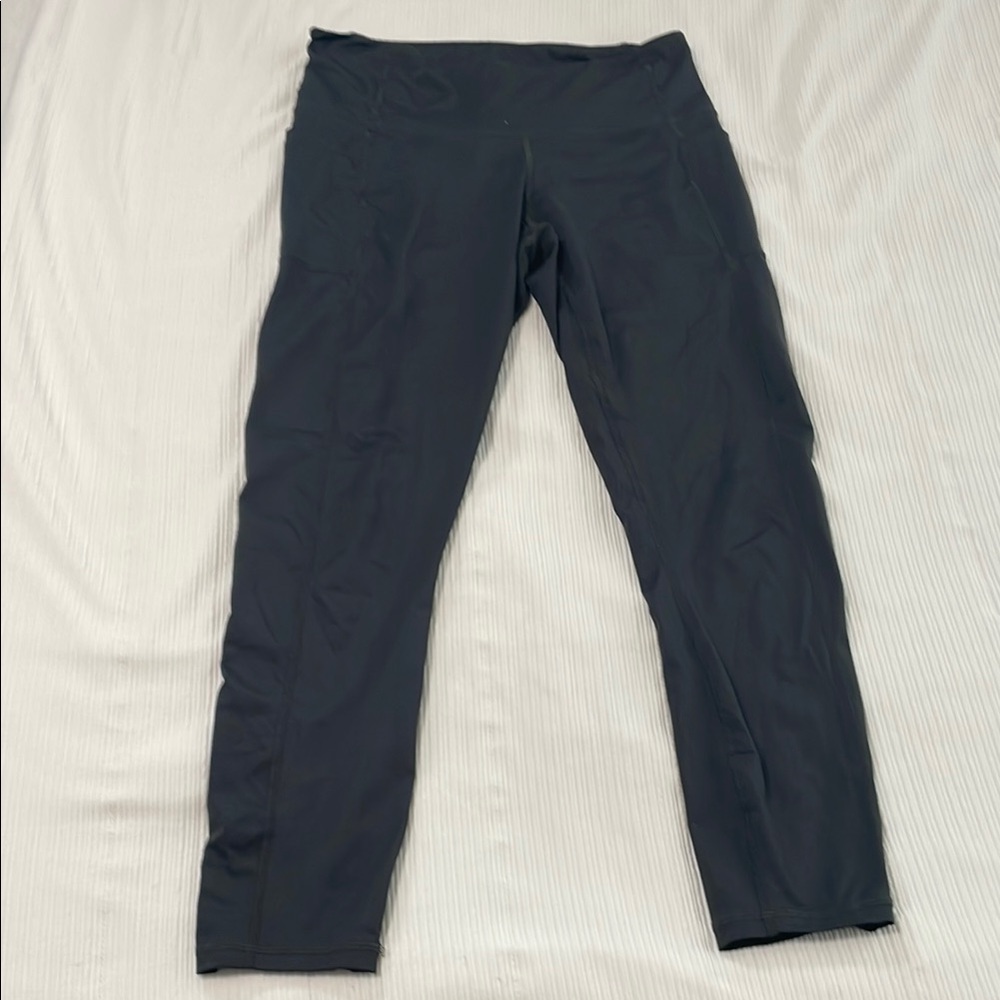 Dark Gray High-Waisted Leggings